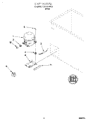SECTION Diagram and Parts List for TCF0710GW01  Whirlpool Freezer