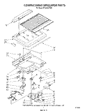 COMPARTMENT SEPARATOR Diagram and Parts List for ET18HKXTF01  Whirlpool Refrigerator