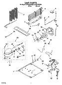 UNIT PARTS Diagram and Parts List for ET9FHTXMQ00  Whirlpool Refrigerator