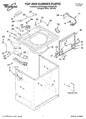 Part Location Diagram of 8055238 Whirlpool DISPENSER