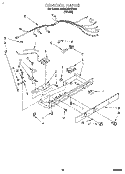 CONTROL Diagram and Parts List for 6ED22ZRXBW00  Whirlpool Refrigerator