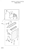 INSTALLATION Diagram and Parts List for CA5WM46  Crosley Air Conditioner
