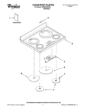 COOKTOP PARTS Diagram and Parts List for WFI910H0AS0  Whirlpool Range