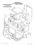 OVEN Diagram and Parts List for KEMS377YBL0  KitchenAid Wall Oven