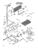 UNIT Diagram and Parts List for RT20CKXWW01  Roper Refrigerator