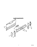 BACKGUARD Diagram and Parts List for FGP335VL1  Roper Range