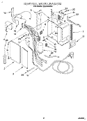 CONTROL MODULE Diagram and Parts List for 3XACM09DD1  Whirlpool Air Conditioner