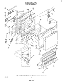 DOOR Diagram and Parts List for DU5004XM1  Whirlpool Dishwasher