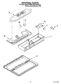 CONTROL PARTS Diagram and Parts List for EC3JHAXRL12  Whirlpool Refrigerator