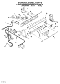 Part Location Diagram of 3407155 Whirlpool $35 CORE CNTRL-ELEC