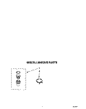 MISCELLANEOUS Diagram and Parts List for LCR5244AN1  Whirlpool Washer