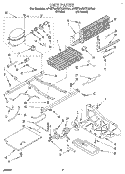 UNIT Diagram and Parts List for 4YET20DKAW00  Whirlpool Refrigerator