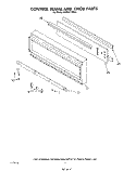 CONTROL FRAME AND KNOB Diagram and Parts List for KEBI271SBL0  KitchenAid Wall Oven
