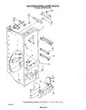 REFRIGERATOR LINER Diagram and Parts List for 6ED22DWXTN00  Whirlpool Refrigerator