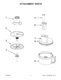 Part Location Diagram of WPW10466841 Whirlpool Microwave Discshred