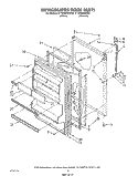 REFRIGERATOR DOOR Diagram and Parts List for ET18HMXWN00  Whirlpool Refrigerator