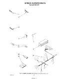 WIRING HARNESS Diagram and Parts List for DU8750XT1  Whirlpool Dishwasher