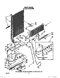 UNIT Diagram and Parts List for RT18AKXXW00  Roper Refrigerator