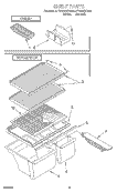 SHELF, LIT/OPTIONAL Diagram and Parts List for RT16VKXDN03  Roper Refrigerator