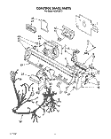Part Location Diagram of 9740827 Whirlpool Wiring Harness (Main)