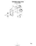 CONTROL PANEL , LITERATURE AND OPTIONAL Diagram and Parts List for MW3200XP2  Whirlpool Microwave