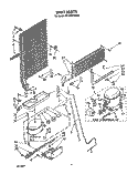 UNIT Diagram and Parts List for ET14AKXSW04  Whirlpool Refrigerator