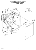 Part Location Diagram of WP692699 Whirlpool Hose