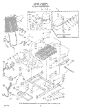 UNIT Diagram and Parts List for ED25PMXRWR2  Whirlpool Refrigerator