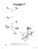 WIRING HARNESS Diagram and Parts List for DU4000XR2  Whirlpool Dishwasher