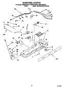 CONTROL PARTS Diagram and Parts List for ES5FHAXSQ01  Whirlpool Refrigerator