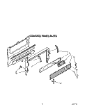 CONTROL PANEL Diagram and Parts List for SF386PEWW3  Whirlpool Range