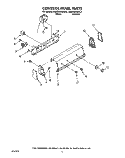 CONTROL PANEL Diagram and Parts List for KAWE560WAL2  KitchenAid Washer
