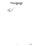 MISCELLANEOUS, OPTIONAL Diagram and Parts List for CUD4000JB1  Crosley Dishwasher