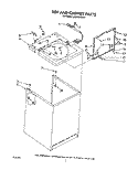 TOP AND CABINET, LIT/OPTIONAL Diagram and Parts List for LA8100XWW1  Whirlpool Washer