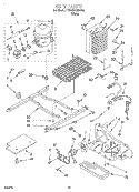 UNIT Diagram and Parts List for 7ED25PQXDW02  Whirlpool Refrigerator