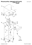 SERVING CART PARTS Diagram and Parts List for KFBU271TSS00  KitchenAid Grill