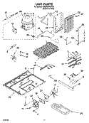 UNIT PARTS Diagram and Parts List for KSBP23INSS00  KitchenAid Refrigerator