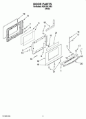 Part Location Diagram of W10250536 Whirlpool Tape, White