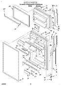 DOOR Diagram and Parts List for KTRC20KDAL00  Whirlpool Refrigerator