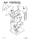 SECTION Diagram and Parts List for LEV5634AN0  Whirlpool Dryer