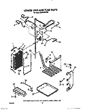 LOWER UNIT AND TUBE Diagram and Parts List for KSRF42DTX20  KitchenAid Refrigerator