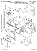 OVEN PARTS Diagram and Parts List for YKEBS278DW6  KitchenAid Wall Oven