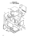 OVEN Diagram and Parts List for RB760PXYQ3  Whirlpool Wall Oven