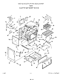 Part Location Diagram of 337048 Whirlpool Oven Body