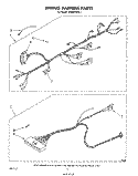 WIRING HARNESS , LITERATURE AND OPTIONAL Diagram and Parts List for MW8650XS1  Whirlpool Microwave