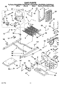 UNIT PARTS Diagram and Parts List for GS6SHEXNL01  Whirlpool Refrigerator