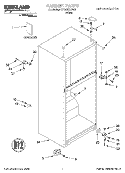 CABINET, LITERATURE Diagram and Parts List for ST14CKXHW00  Whirlpool Refrigerator