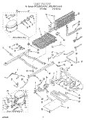 UNIT Diagram and Parts List for ET20ZKXAW01  Whirlpool Refrigerator
