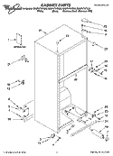 Part Location Diagram of 2314275 Whirlpool Service & Wiring Sheet