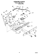 CONTROL PARTS Diagram and Parts List for GD5YHAXNL04  Whirlpool Refrigerator